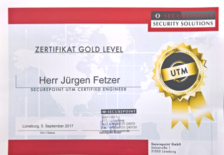 Securepoint Gold Partner 2017